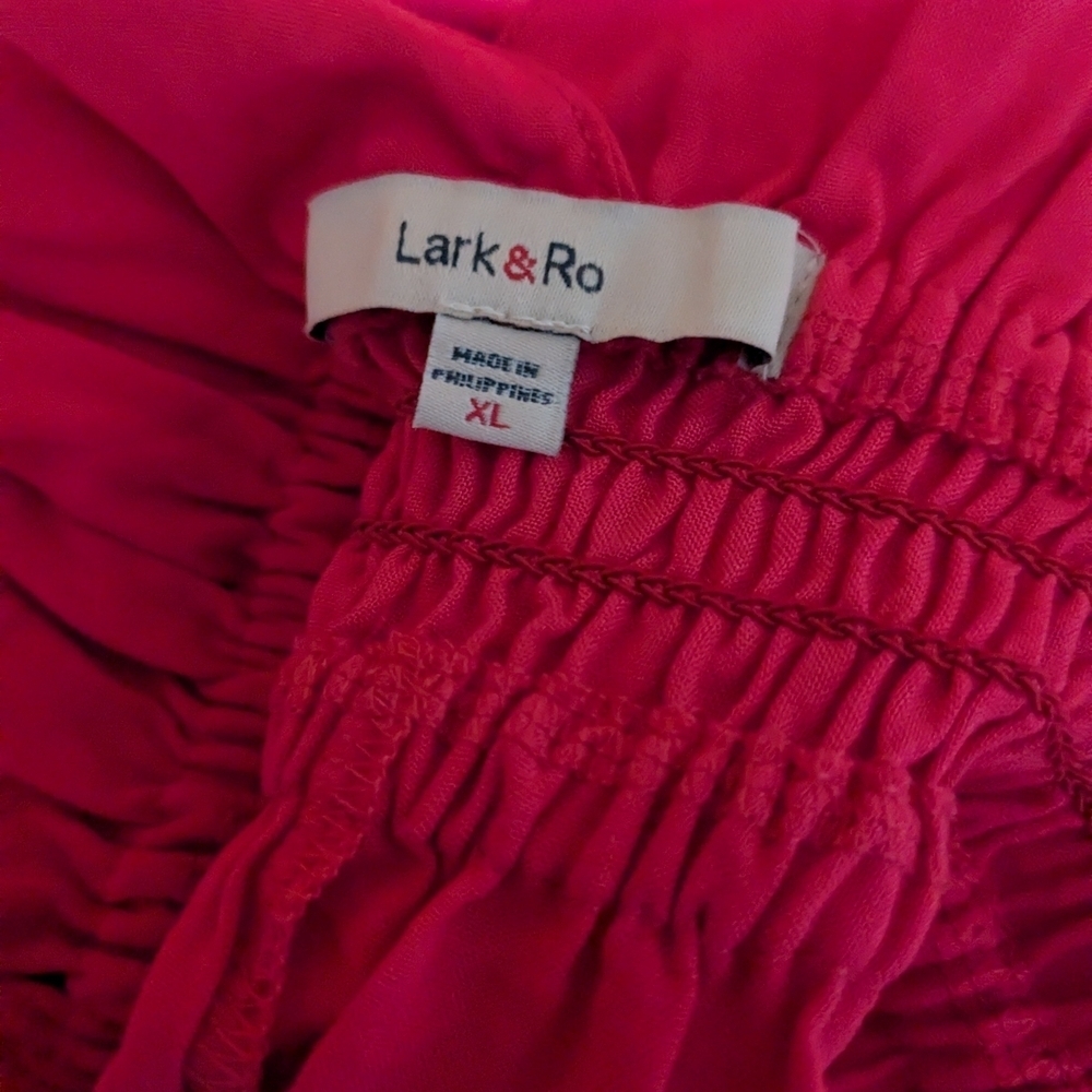 Lark & Ro Vibrant Red Maxi Dress XL NWOT - Picture 7 of 8